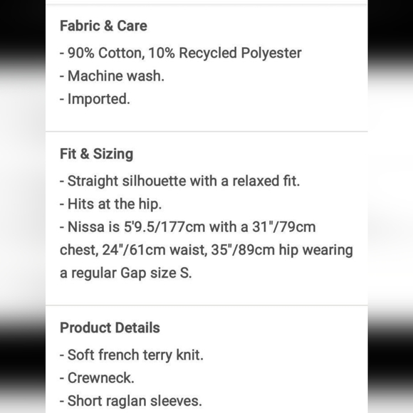 NEW 2 piece GAP VINTAGE RAGLAN CREWNECK SWEATSHIRT & MATCHING SOFT SHORTS OUTFIT - Picture 10 of 11